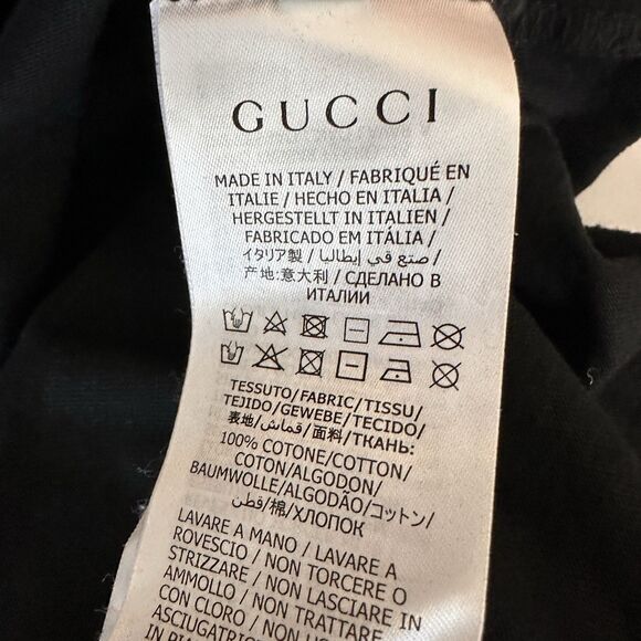 Gucci Cotton Jersey 'Gucci Firenze 1921' T-shirt 615061-XJBY Men's Size M - Picture 6 of 6